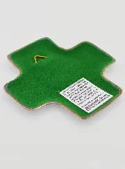 Kruis Tuin van de Heilige Geest Turquoise Emaille van Libanon