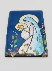 Emaille van Libanon - Heilige Maagd Maria met Kind Jezus