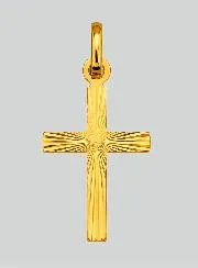 Hanger Kruis Jezus - 18 Karaats Geel Goud