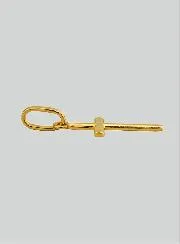 Hanger Jezus Kruis - 10mm - Massief 18 Karaats Goud