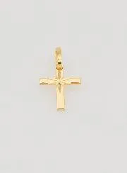 Hanger Kruis Ster der Wijzen - 10mm - Massief Goud 18 Karaat