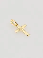 Hanger Kruis Ster der Wijzen - 10mm - Massief Goud 18 Karaat