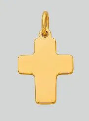 Hanger Kruis Klassiek - 15mm - Massief Goud 18 Karaat