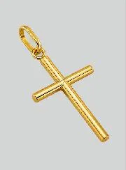 Kruis Hanger Klassiek - 22mm - Massief 18 Karaat Goud