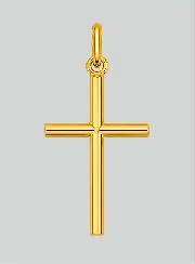 Kruis Hanger Klassiek - 22mm - Massief 18 Karaat Goud