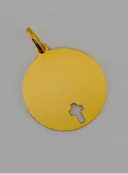 Hanger Kruis van Jezus - 16mm - Massief Goud 18 Karaat