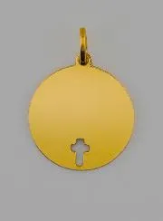 Hanger Kruis van Jezus - 16mm - Massief Goud 18 Karaat