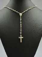 Rozenkrans Collier 925 Zilver - Kralen 4mm