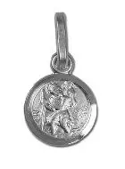 Hanger Christoffel 925 Rhodium Zilver - 9mm