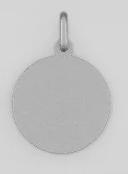 Medaille Heilige Aartsengel Michaël 925 Rhodium Zilver - 19mm