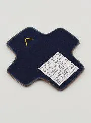 Doop Kruis Moeder Gods van Bescherming uit Emaille van Libanon