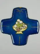 Eerste Communie Kruis van Libanon-Emaille