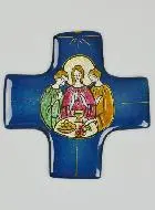 Kruis van de Emmaus Pelgrims uit Emaille van Libanon