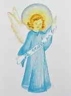 Doopprent Jongen Blauw - Ik waak over je