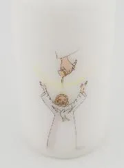 Kaars Vormsel - Zalving Blond Meisje