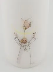 Vormsel Kaars - Zalving Blond Meisje