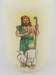 Communie Kaars De Heer is mijn Herder - Blonde Jongen