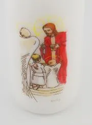 Communie Kaars Brood der Engelen - Blond Meisje