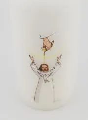 Kaars Vormsel - Zalving van de Heilige Geest Meisje met Bruin Haar