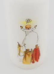 Doopkaars - In de voetsporen van Jezus