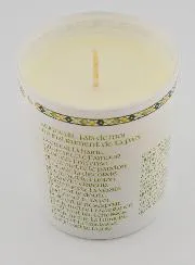 Luxueuze Geurkaars Heilige Franciscus van Assisi met Gebed