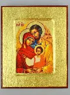 Byzantijnse Icoon Heilige Familie - 13cm