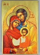 Religieuze Icoon Heilige Familie 19cm