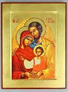 Byzantijnse Icoon Heilige Familie - 24cm