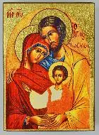 Religieuze Icoon Heilige Familie - 9cm