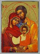 Kleine Religieuze Icoon - Heilige Familie - 9 cm