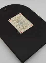 Halfronde Byzantijnse Icoon - Onze Lieve Vrouw van Tederheid 24cm