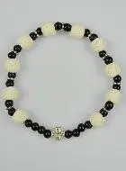 Religieuze Armband Tientje van Steen & Strass Kruis