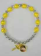 Religieuze Armband Barmhartige Jezus & Kruis
