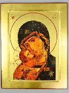 Byzantijnse Icoon Moeder Gods van Vladimir 30cm