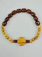Religieuze Armband Tientje van Olijfhout & Kruis