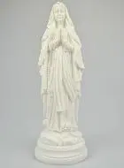 Albast Beeld Onze Lieve Vrouw van Lourdes - 29 cm