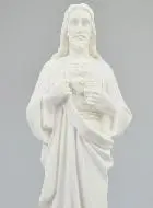Albast Beeld Heilig Hart van Jezus - 32cm
