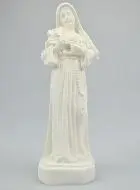 Albast Beeld Heilige Rita - 19cm
