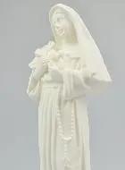 Albast Beeld Heilige Rita - 19cm