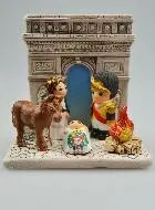 Kerststal van de Wereld - Kerststal Parijs: Arc de Triomphe