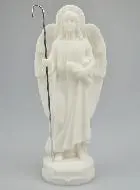 Beeld Heilige Rafaël van Albast - 20cm
