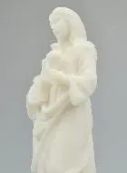 Beeld Heilige Maria Magdalena van Albast - 20cm