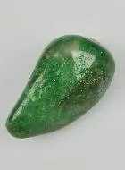 Groene Chalcedoon Trommelsteen uit Brazilië