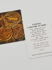 Gebedskaart Medaille van de Heilige Benedictus