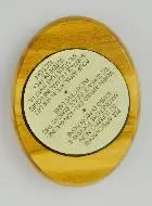 Auto Badge Heilige Anna van Olijfhout 4cm