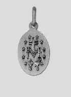 Wonderdadige Medaille Rue du Bac Parijs 17 mm - Massief Zilver