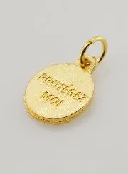 Medaille Heilig Hart van Jezus Goudkleurig - 12 mm