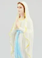 Beeld Onze Lieve Vrouw van Lourdes van Hars en Glasvezel - 20cm