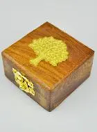 Houten Rozenkrans Doos met Levensboom