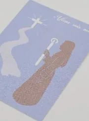 Kaart Vormsel - Kom, volg Mij - voor een Meisje